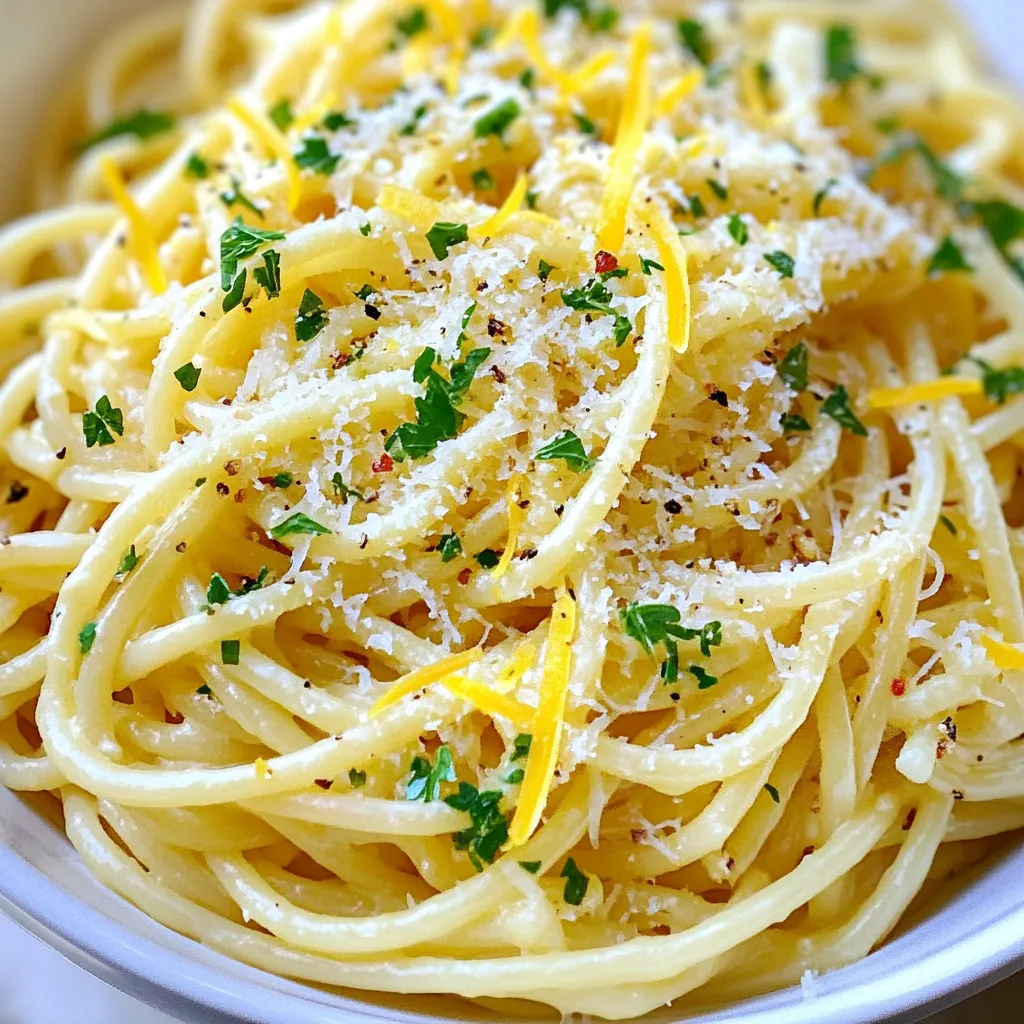 Knoblauch Parmesan Spaghetti Schnelles und leckeres Rezept