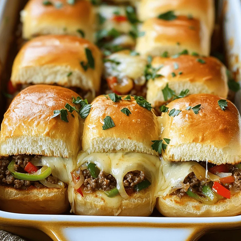 Um die besten Philly Cheesesteak Sliders zu machen, brauchen wir frische Zutaten. Hier sind die Zutaten, die Sie benötigen: