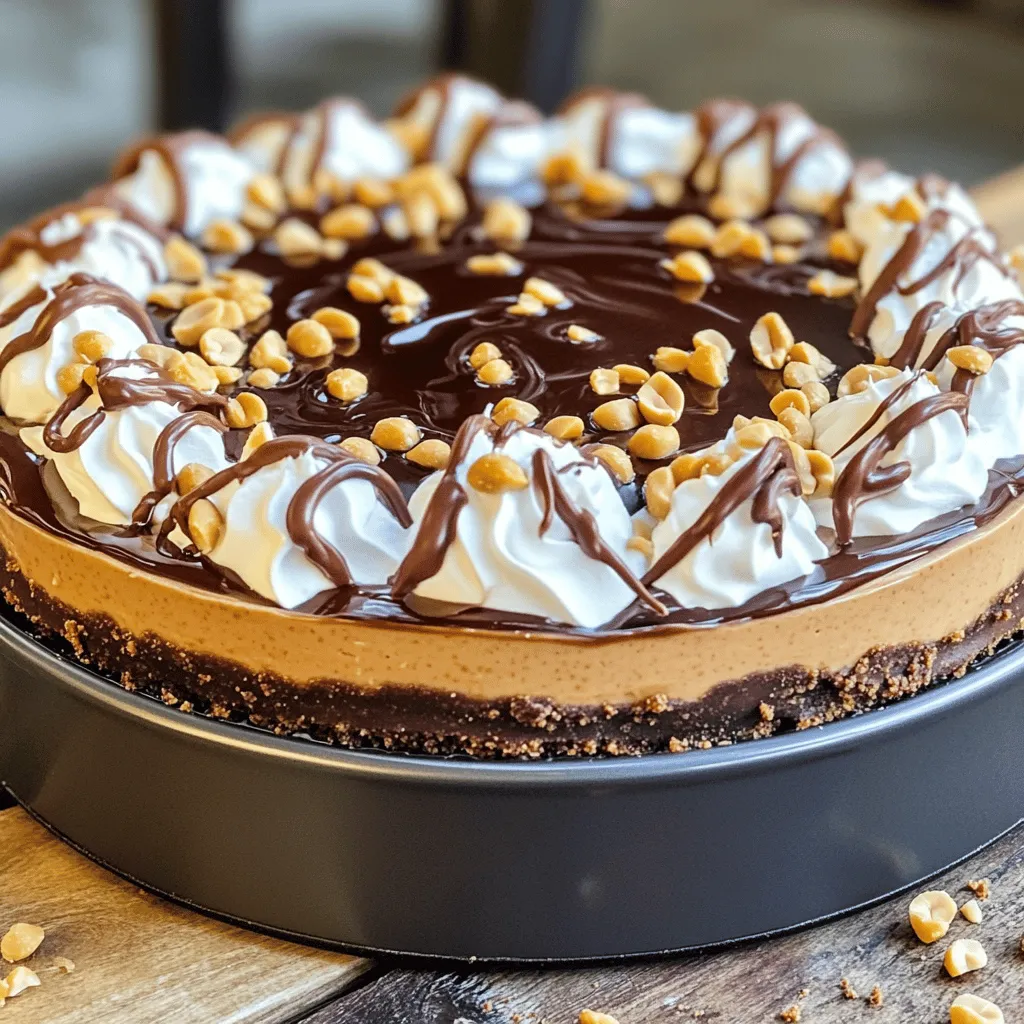 No-Bake Chocolate Peanut Butter Cheesecake Genuss