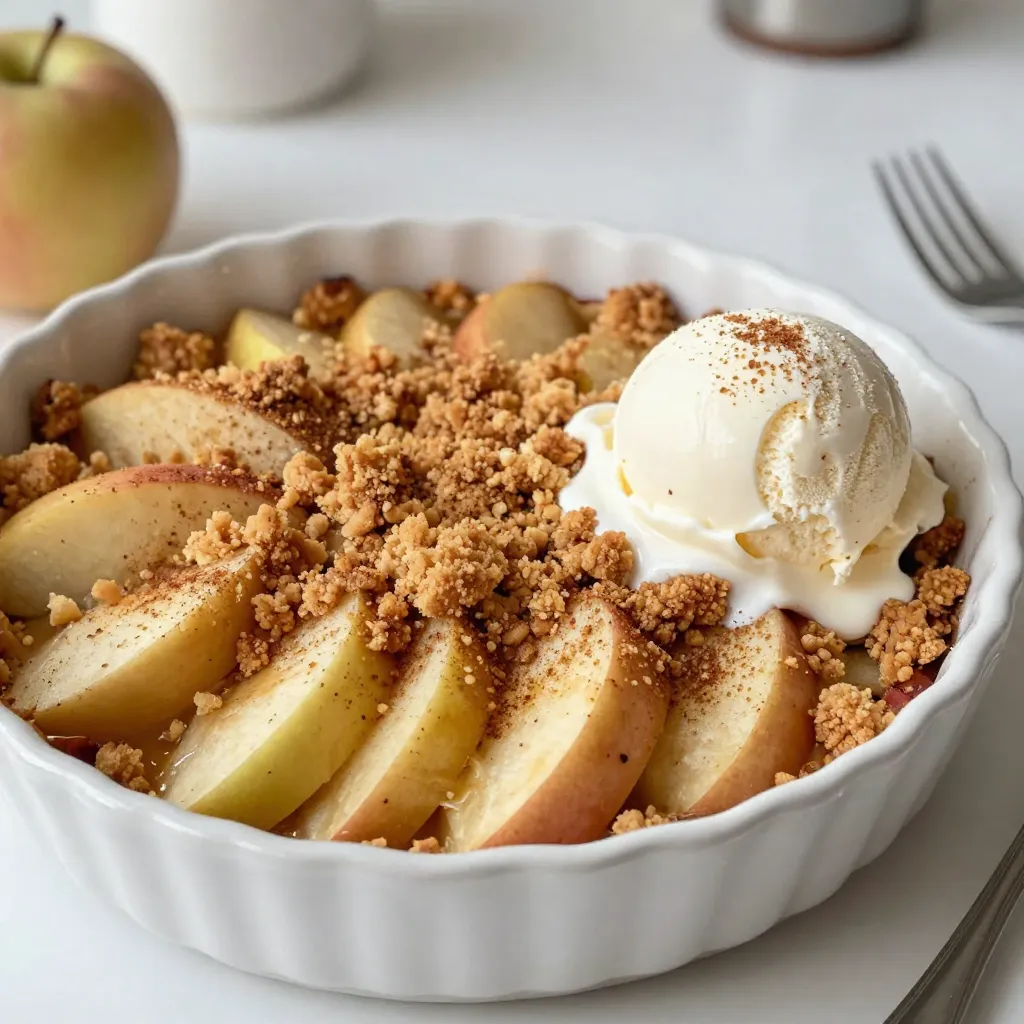 Classic Apple Crumble Köstliche und Einfache Rezeptidee