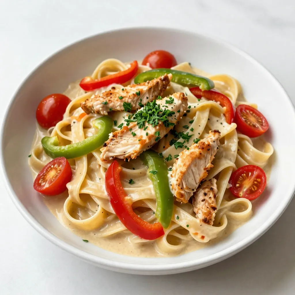 Cremige Cajun Hähnchen-Pasta Einfach und Lecker