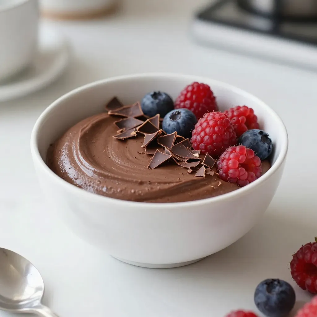 Vegan Chocolate Avocado Mousse Schnelle und Leckereien