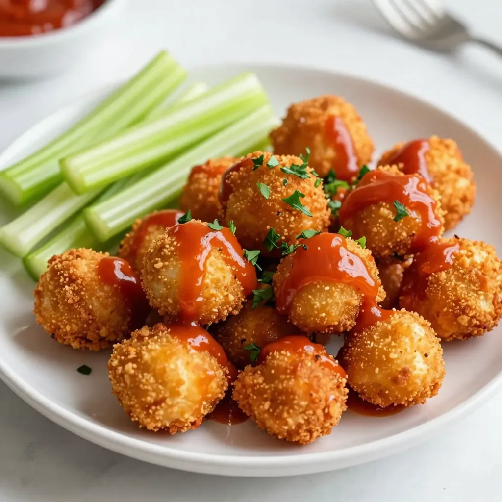 Air Fryer Buffalo Cauliflower Bites Knusprig und Lecker