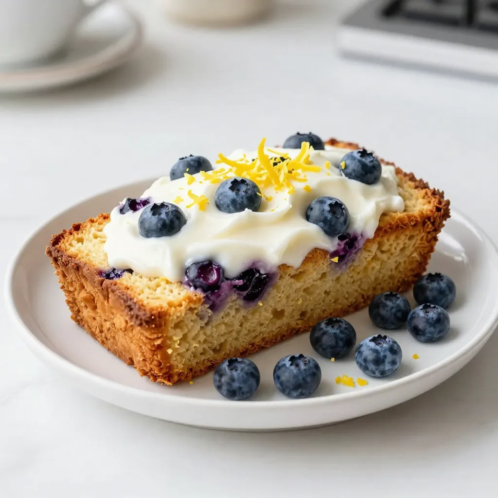 Lemon Blueberry Yogurt Loaf Saftig und Einfach Rezept