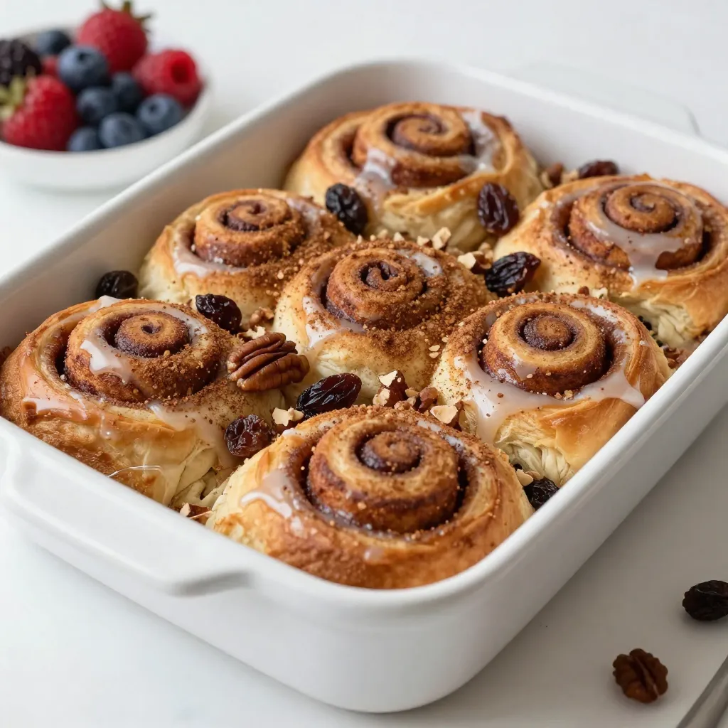 Overnight Cinnamon Roll Casserole Lecker und Einfach