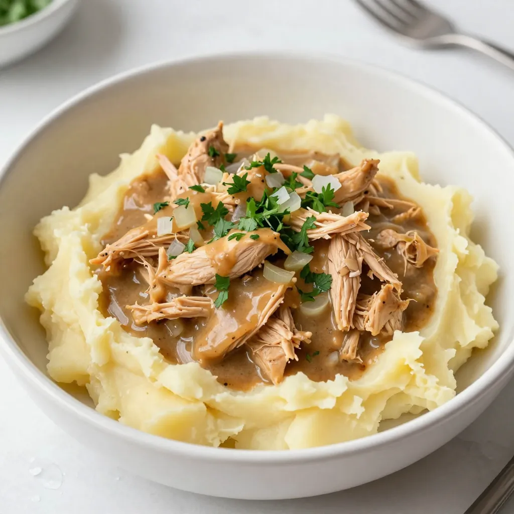 Slow Cooker Chicken Gravy Einfache und leckere Soße