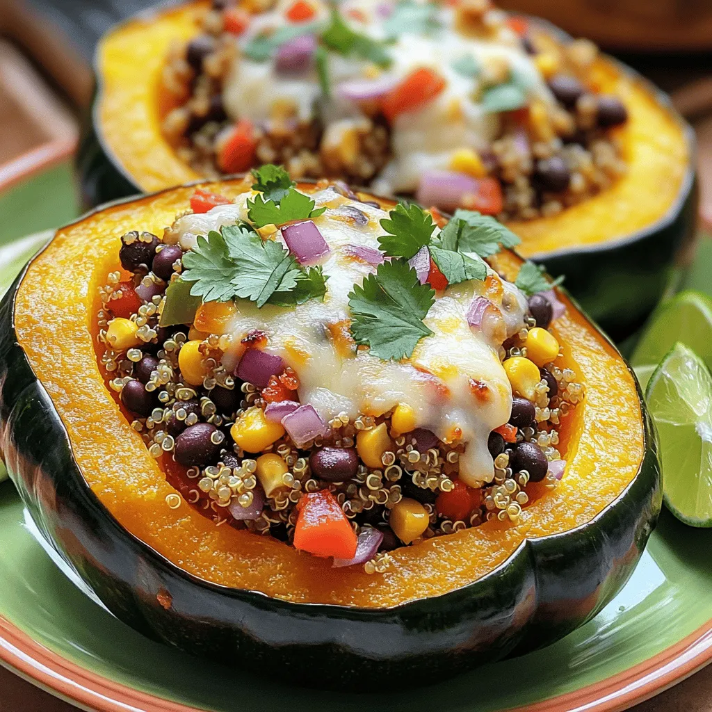 Gefüllte Eichelkürbisse einfach köstlich zubereiten