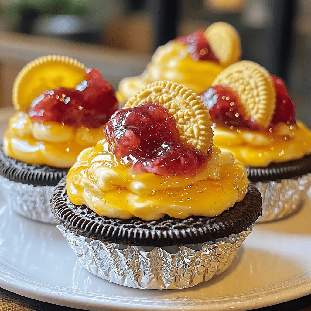 Golden Oreo Strawberry Cheesecake Bars sind eine köstliche Mischung aus Keksen und cremigem Käsekuchen. Diese Riegel sind einfach zuzubereiten und perfekt für jeden Anlass. Sie haben eine goldene Kruste aus Goldene Oreo Keksen, die die Basis bildet. Die Füllung besteht aus Frischkäse, frischen Erdbeeren und Zucker.