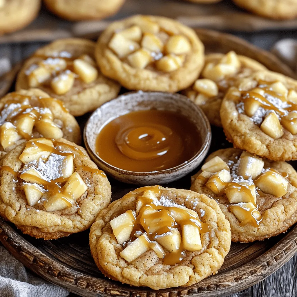 Karamellisierte Apfel-Zimt-Kekse Leckerer Genuss