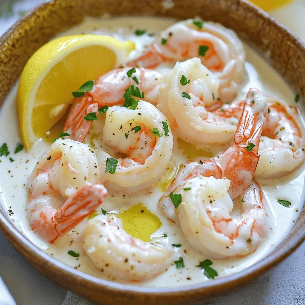 Cremige Knoblauchbutter-Garnelen Einfaches Rezept