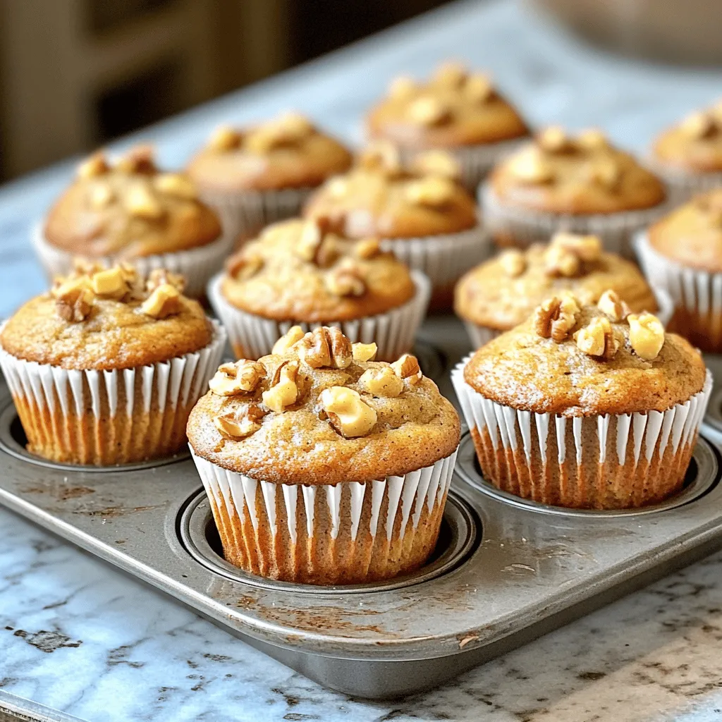 Brown Butter Banana Muffins Einfach und Lecker
