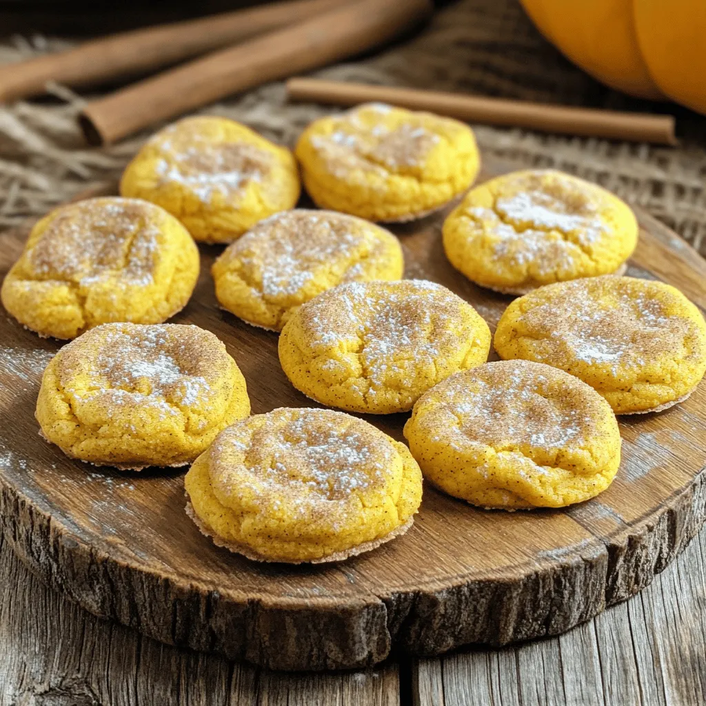 Kürbis Snickerdoodles einfache und köstliche Kekse