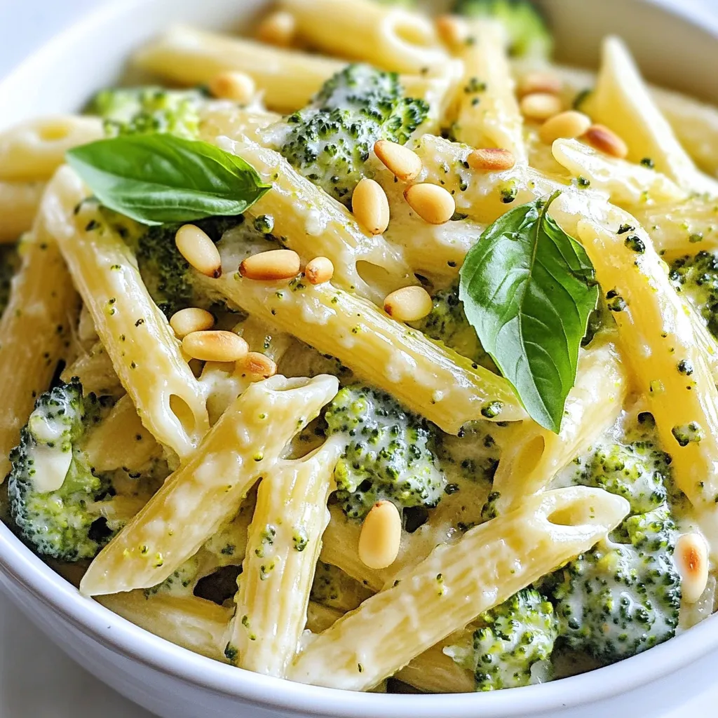 Cremige Brokkoli Pasta Schnelles und köstliches Gericht