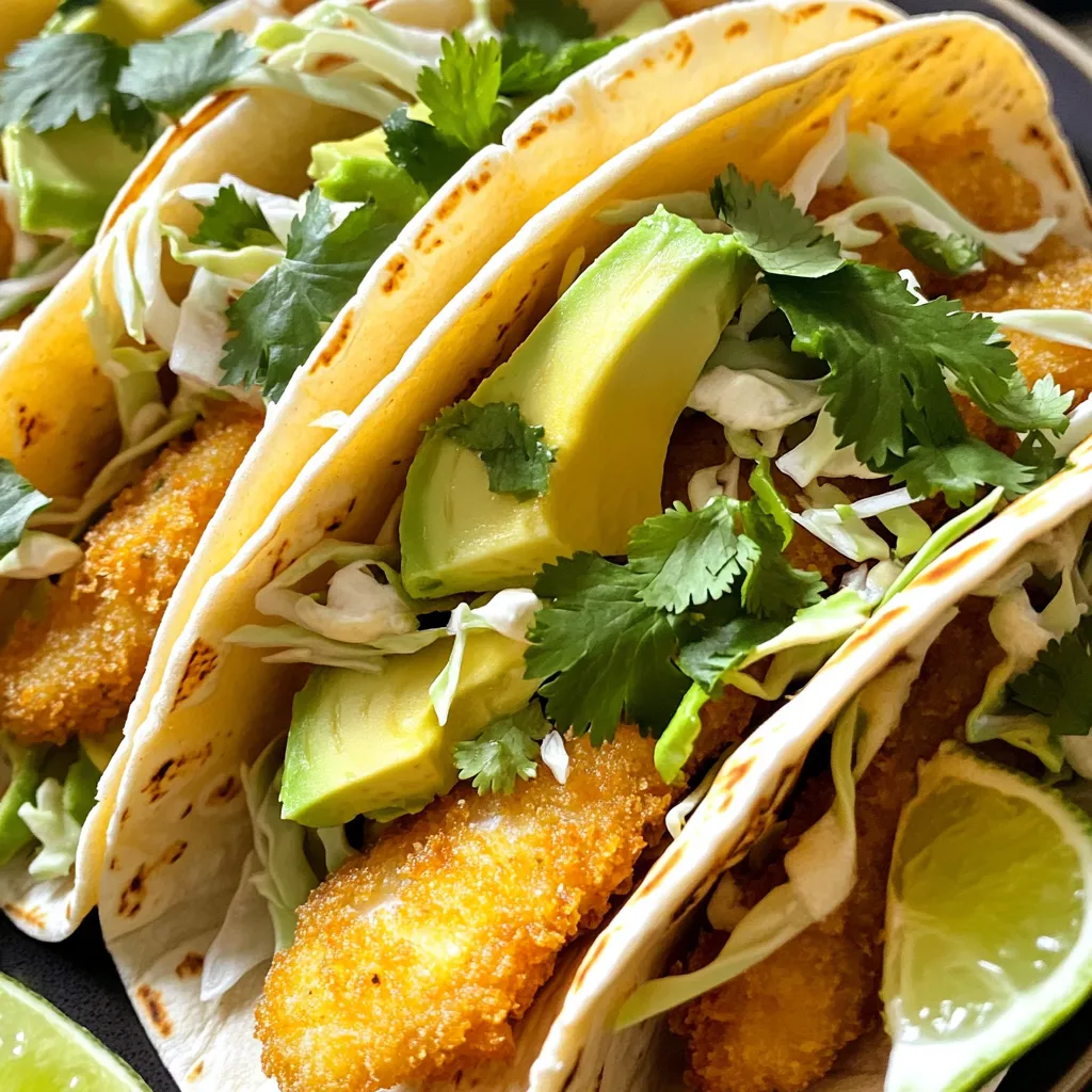 Air Fryer Crispy Fish Tacos Knusprig und Lecker