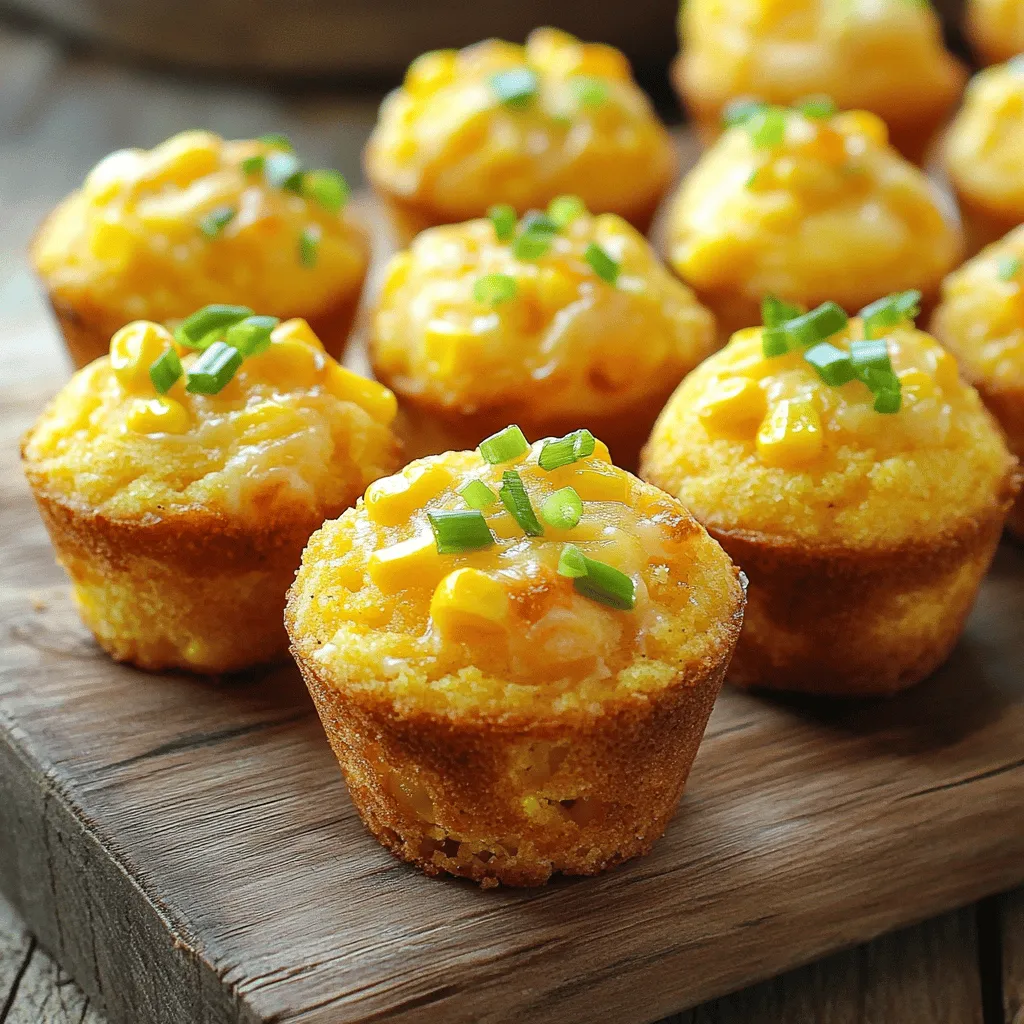 Southern Cornbread Poppers köstlicher Snack Genuss