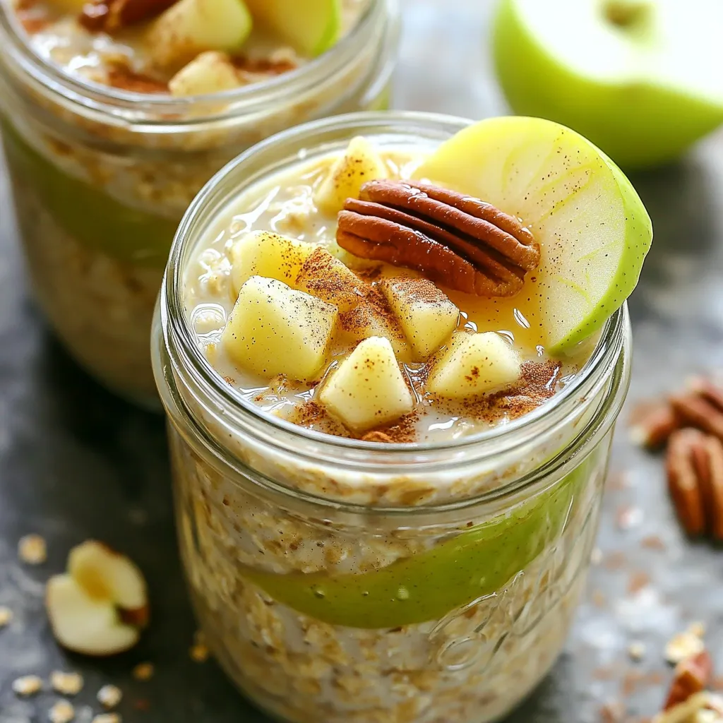 Apfelkuchen Übernacht Haferflocken Einfach Zubereiten