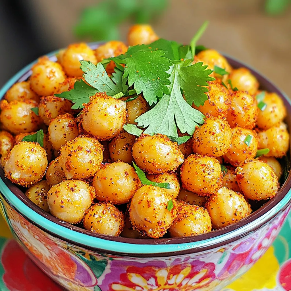 Air Fryer Spicy Chickpeas Knusprig und Würzig Genuss