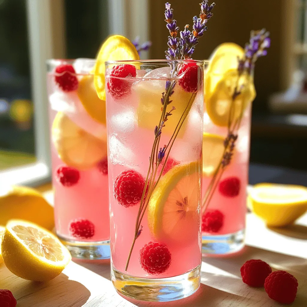 Pink Lavender Lemonade erfrischend und aromatisch genießen