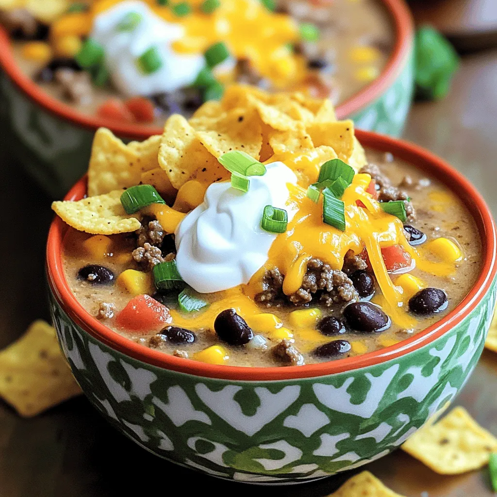 Köstliche Slow Cooker Nacho Soup Einfach und Schnell