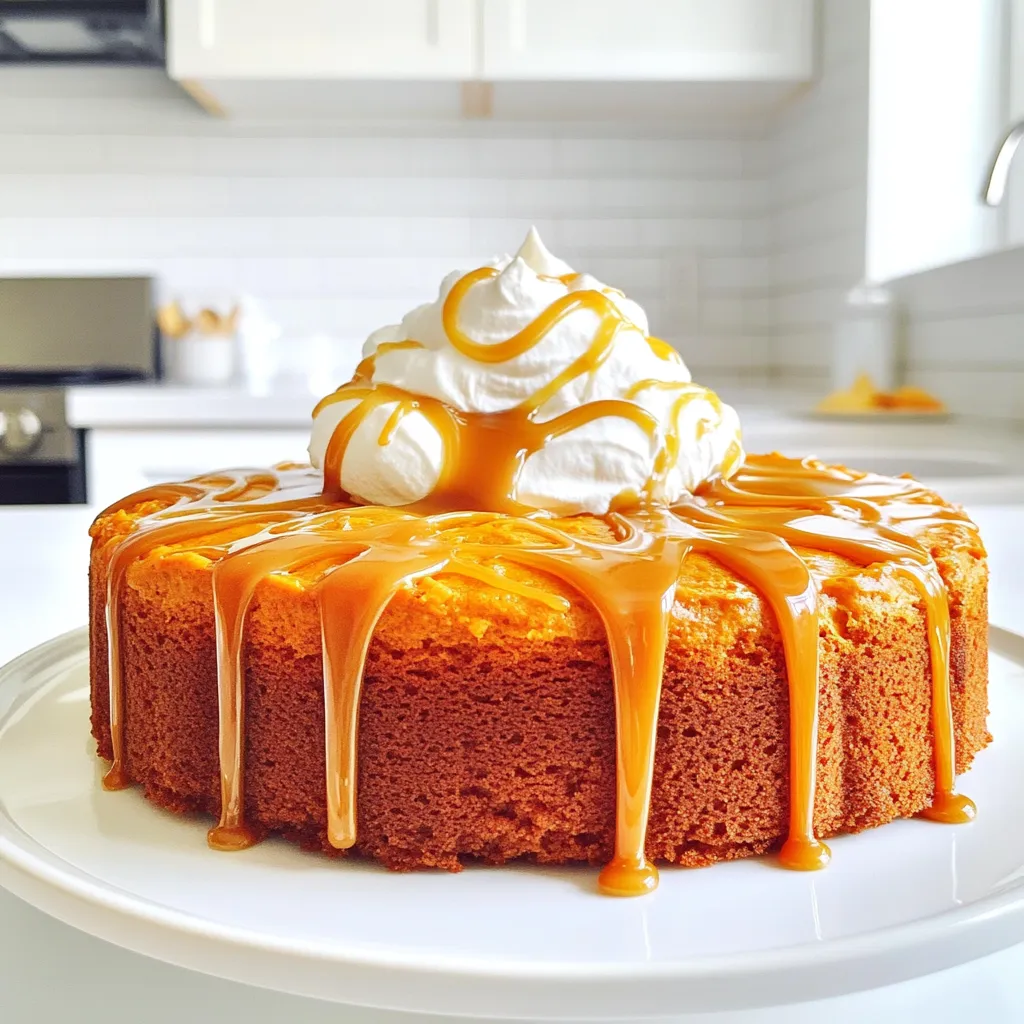 Kürbis-Karamell-Butterkuchen Einfache Rezeptanleitung