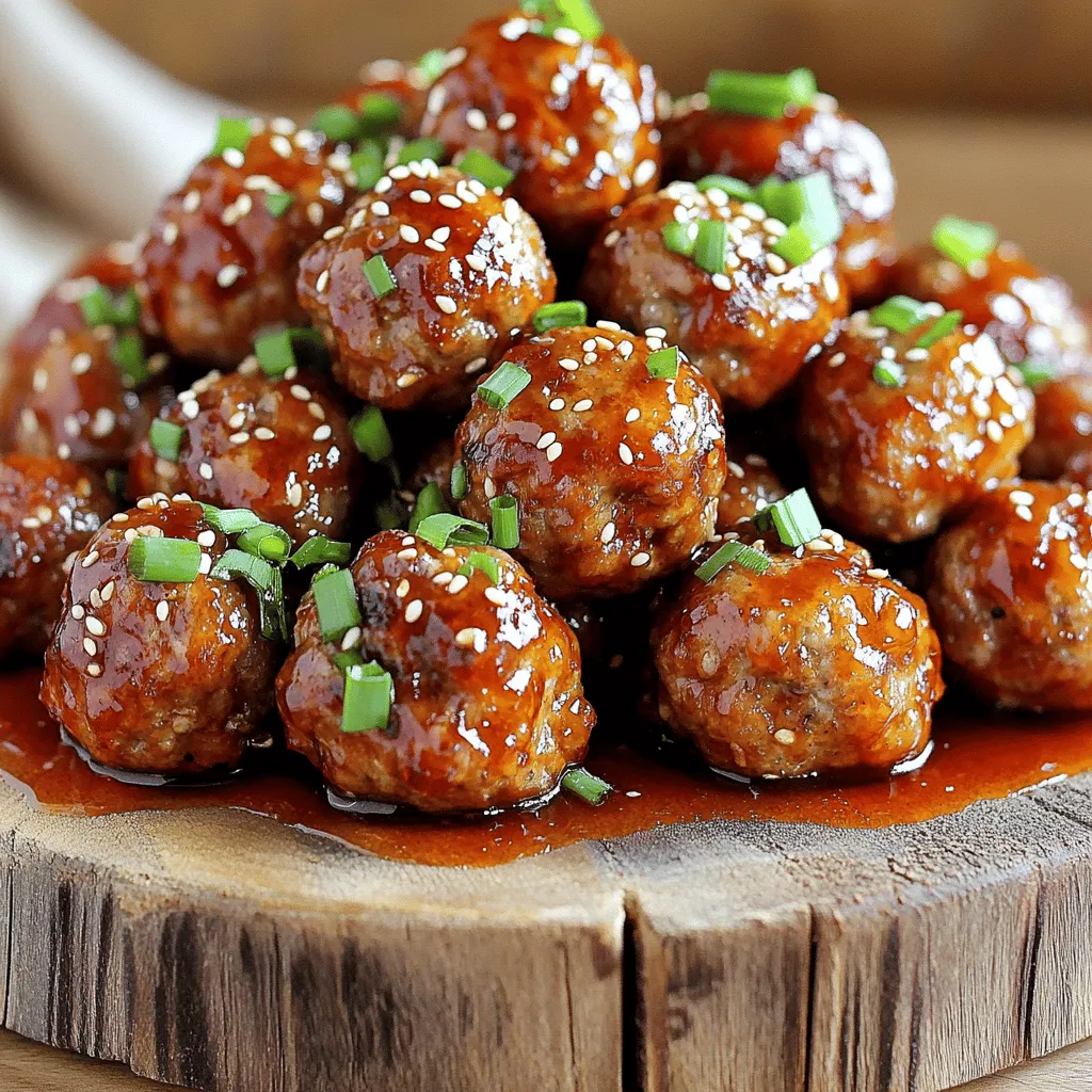 Honey Sriracha Meatballs Verlockend und Einfach Zubereiten