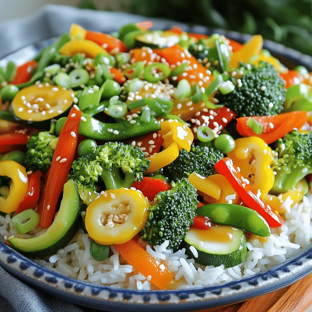 Veggie Stir Fry Gesunde und einfache Mahlzeit