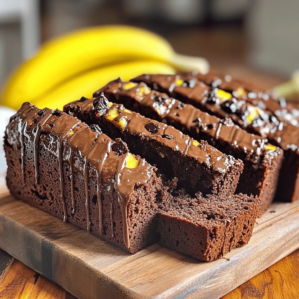 Leckeres Chocolate Tahini Banana Bread Rezept