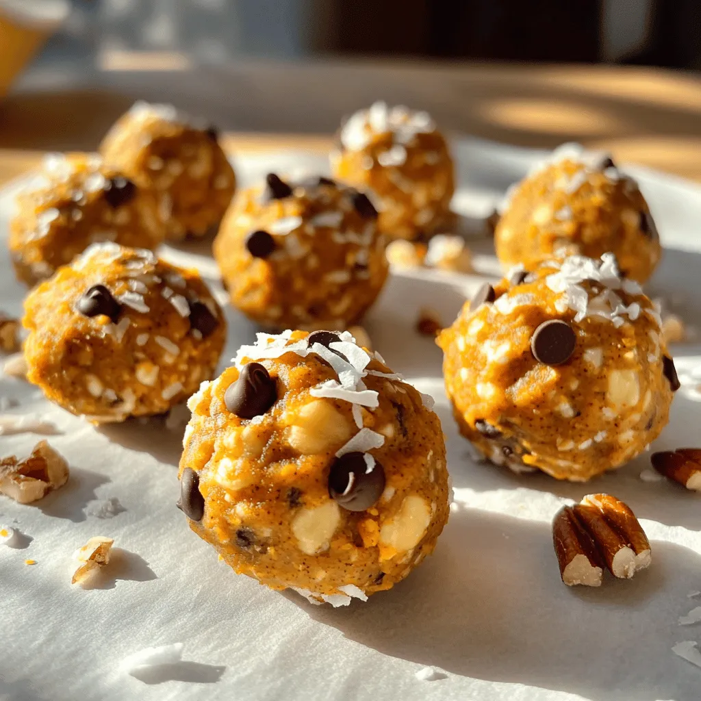 Pumpkin Spice Energy Bites Schmackhafte und gesunde Snacks
