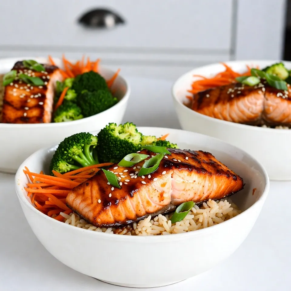 Teriyaki Salmon Bowls Einfach und Lecker Zubereiten