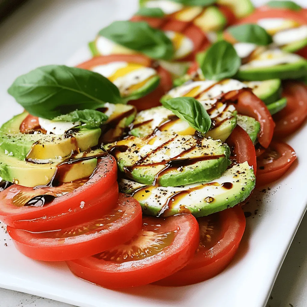 Classic Caprese Salad Frisch und Einfach Zubereiten