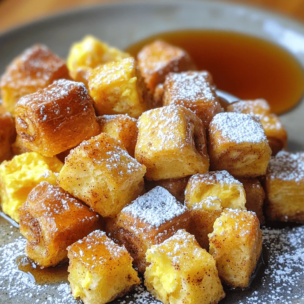 Cinnamon Roll French Toast Bites Leckerer Genuss