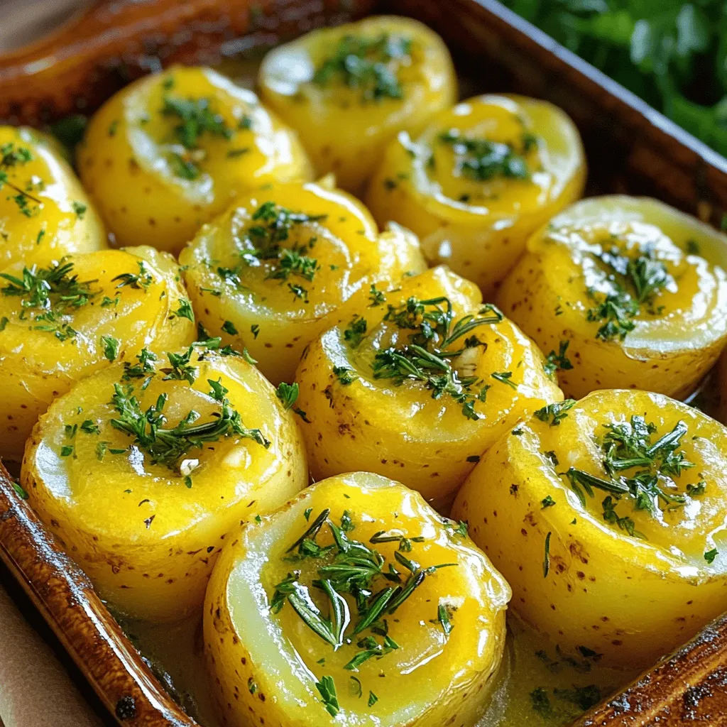 Für köstliche Fondant-Kartoffeln benötigst du nur einige Hauptzutaten. Diese Zutaten sorgen für den tollen Geschmack und die schöne Textur.