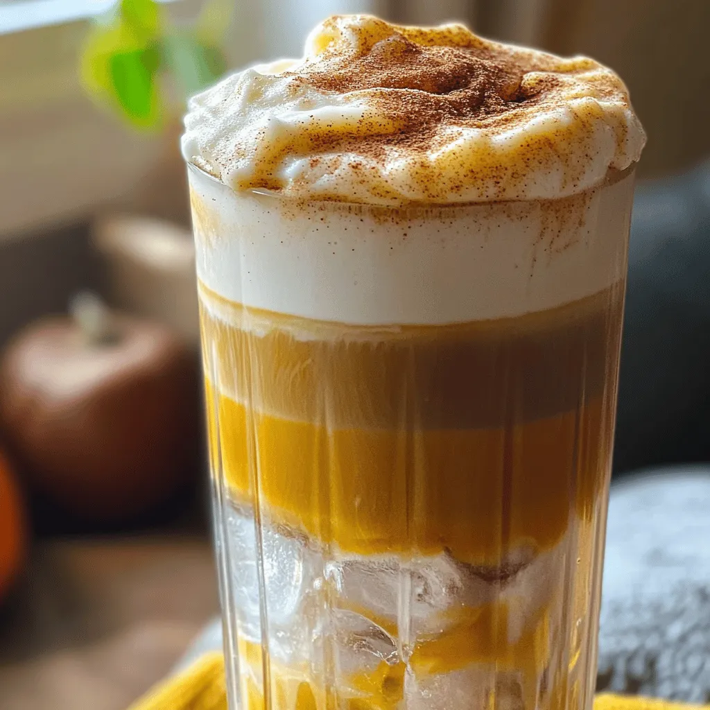 Spiced Pumpkin Cold Foam Latte Einfache Genussfreude