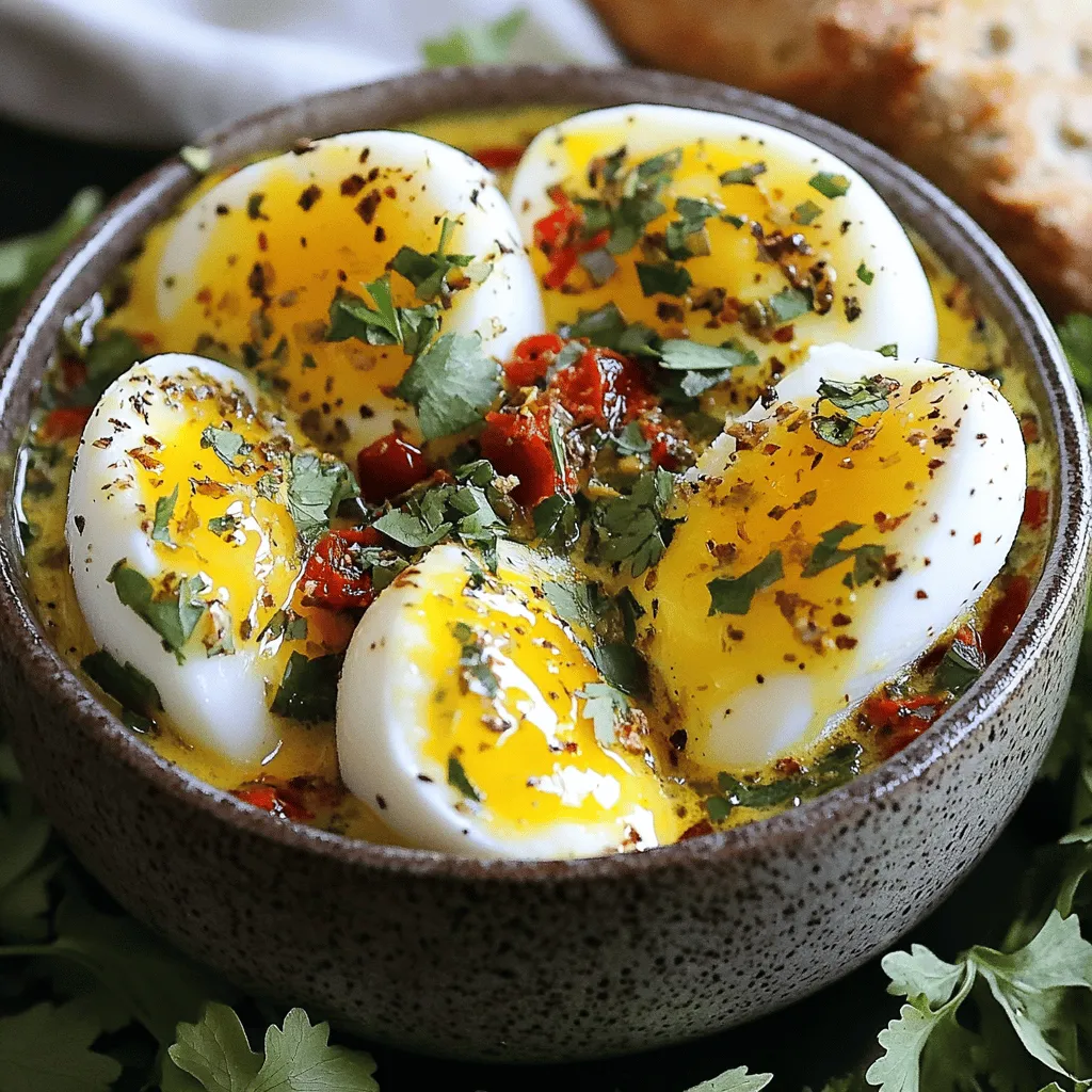 Frühstück Chili und Eier nahrhaft und lecker genießen
