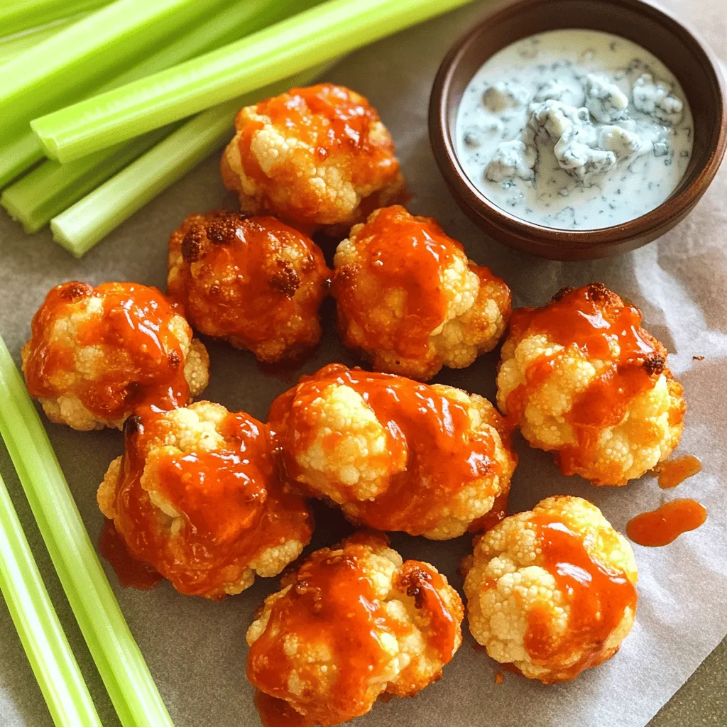 Buffalo Cauliflower Bites Knusprig und Lecker Genießen