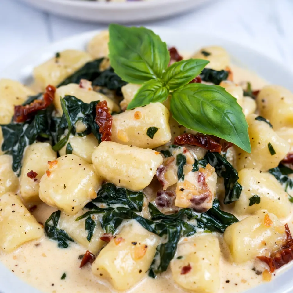 Cremige getrocknete Tomaten Gnocchi Einfache Zubereitung