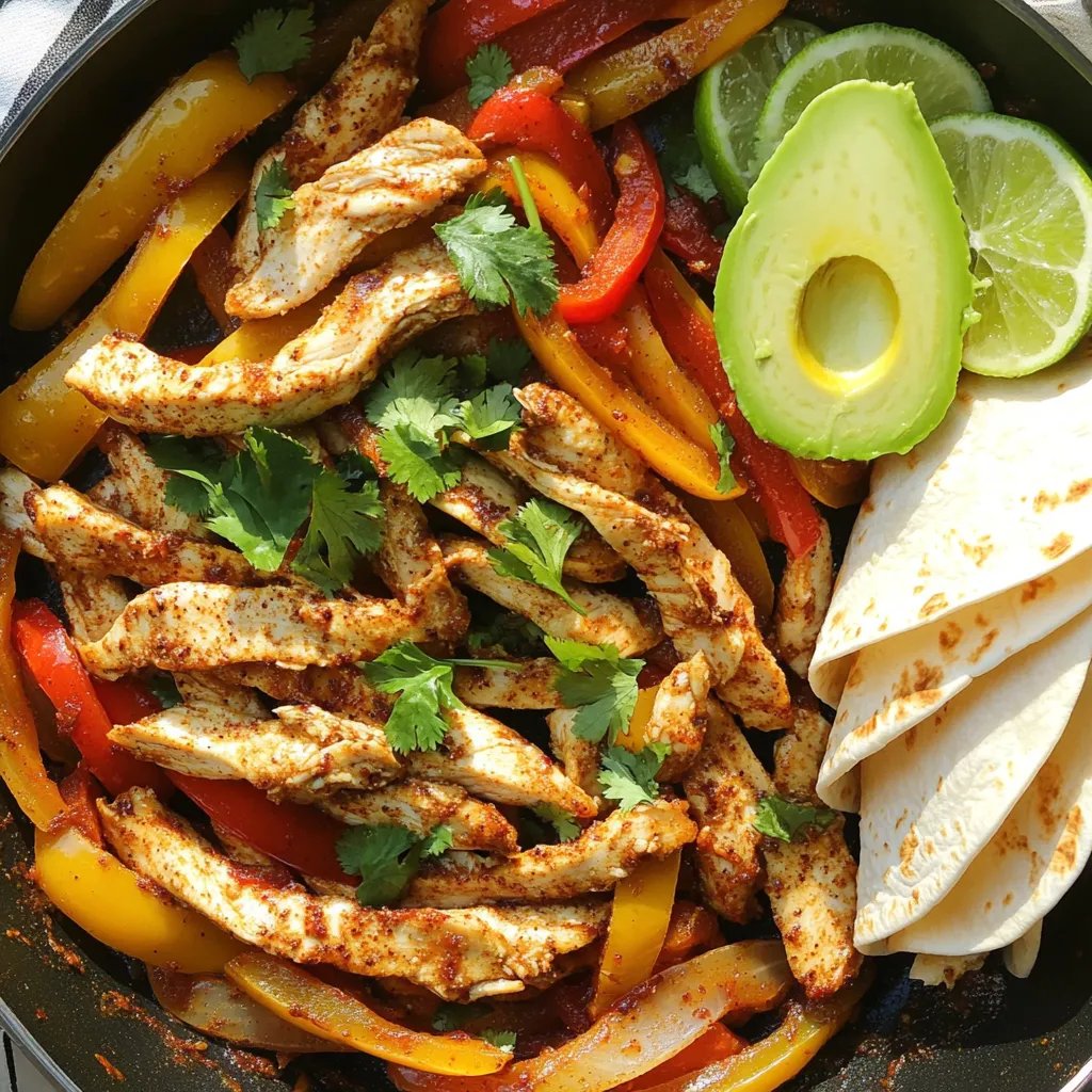 Smoky Chipotle Chicken Fajitas Einfaches Rezept