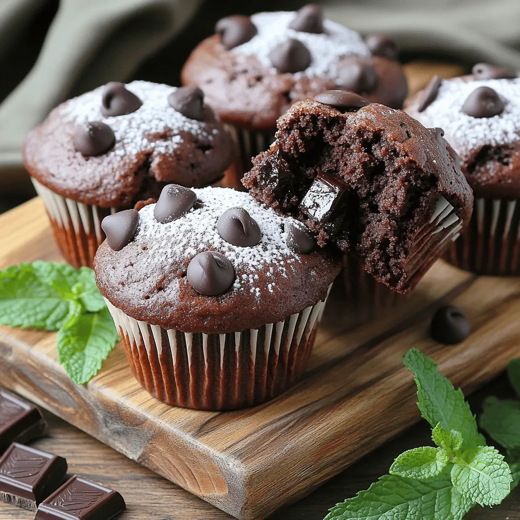 Tödlicher Schokoladen-Muffins Einfach und Köstlich