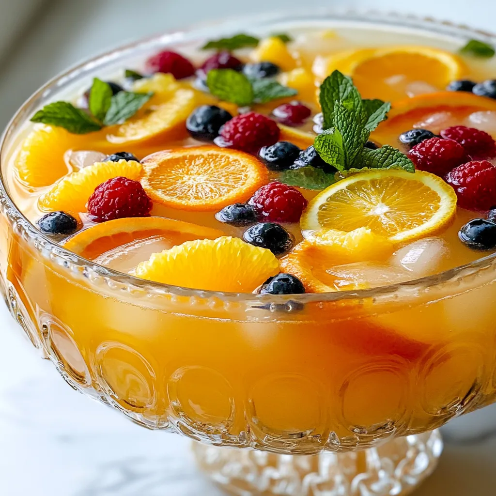 Moscato Punch Einfacher und Erfrischender Genuss