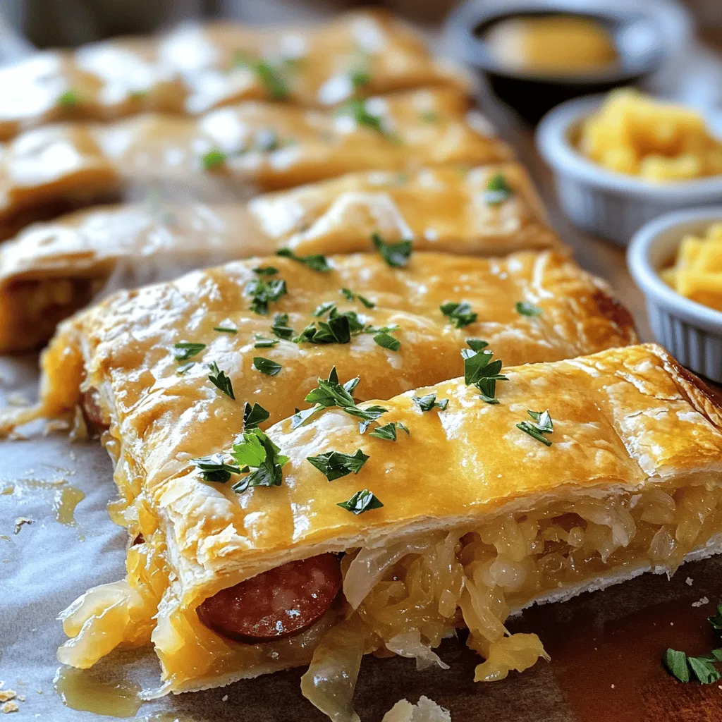 Kielbasa &#038; Sauerkraut Polka Pie Einfache und herzhafte Speise