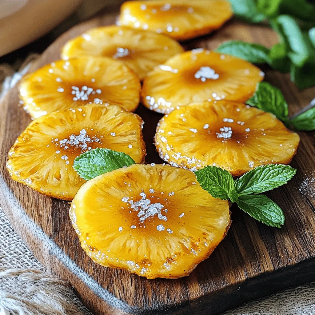 Frittierte Ananasscheiben Tropischer Snack Rezept