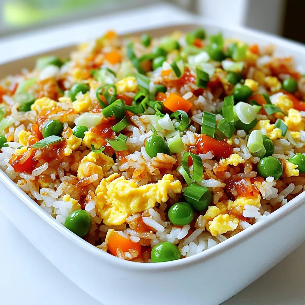 Chili Crisp Egg Fried Rice Einfaches und schnelles Gericht