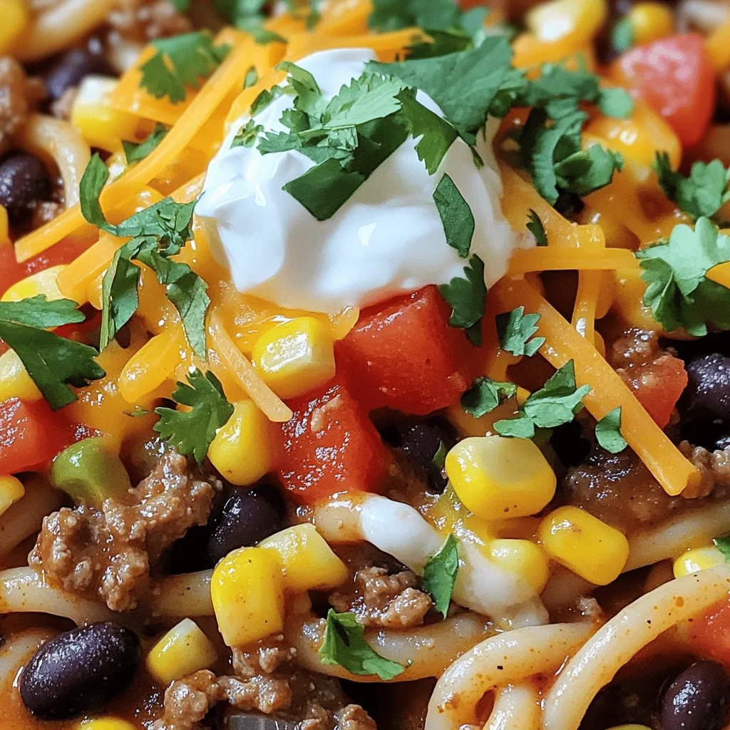 Crockpot Taco Pasta Schnelle und köstliche Mahlzeit