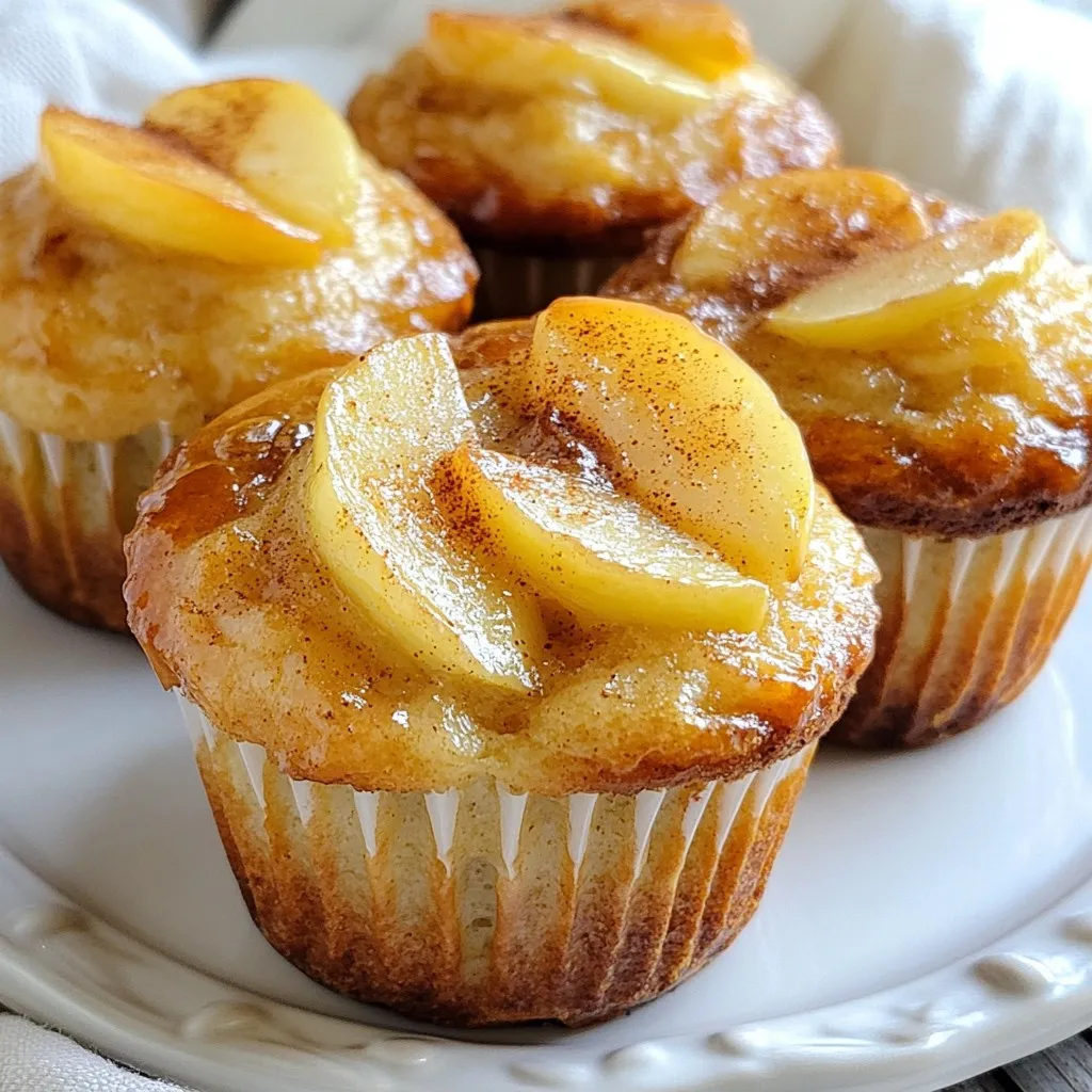 Appfel-Zimt Griechische Joghurt Muffins Leckerer Genuss