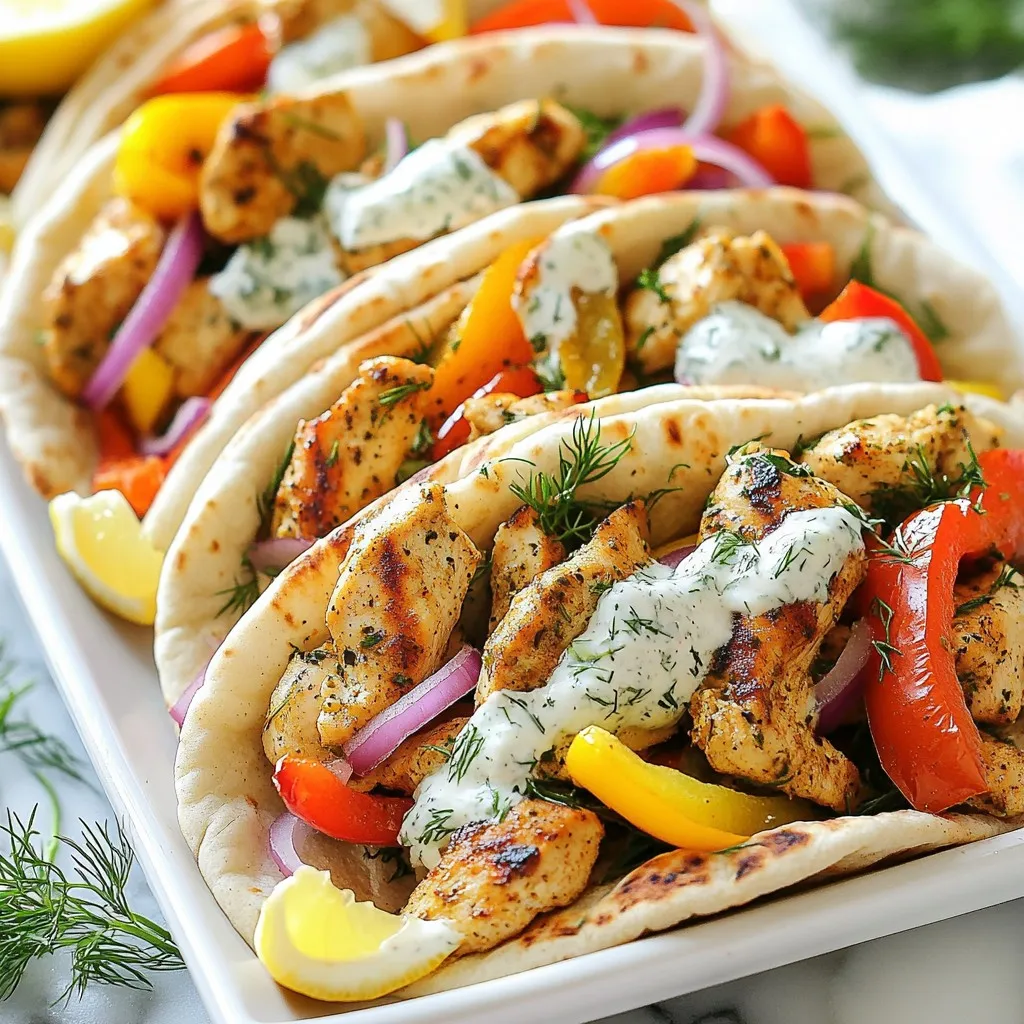 Sheet Pan Chicken Pitas with Herby Ranch Rezept