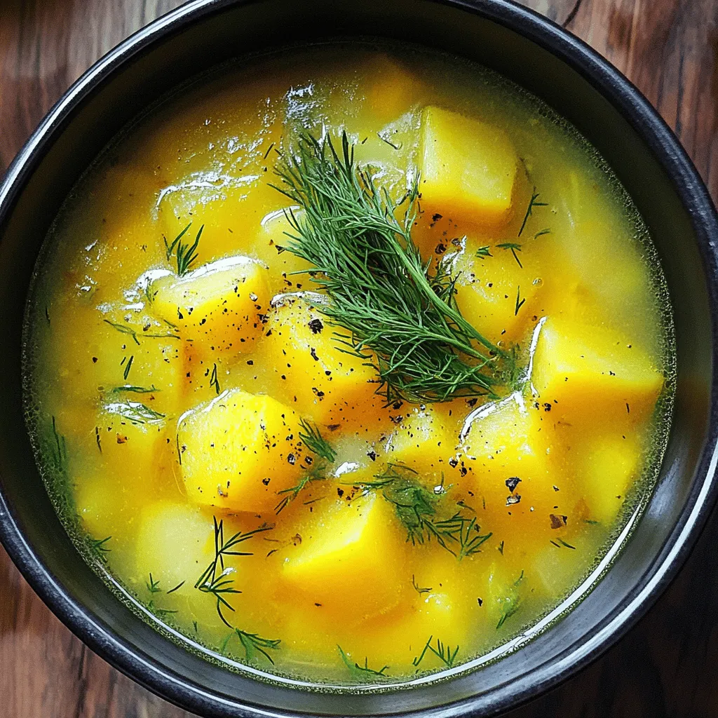 Polnische Kartoffelsuppenrezept Einfach und Lecker
