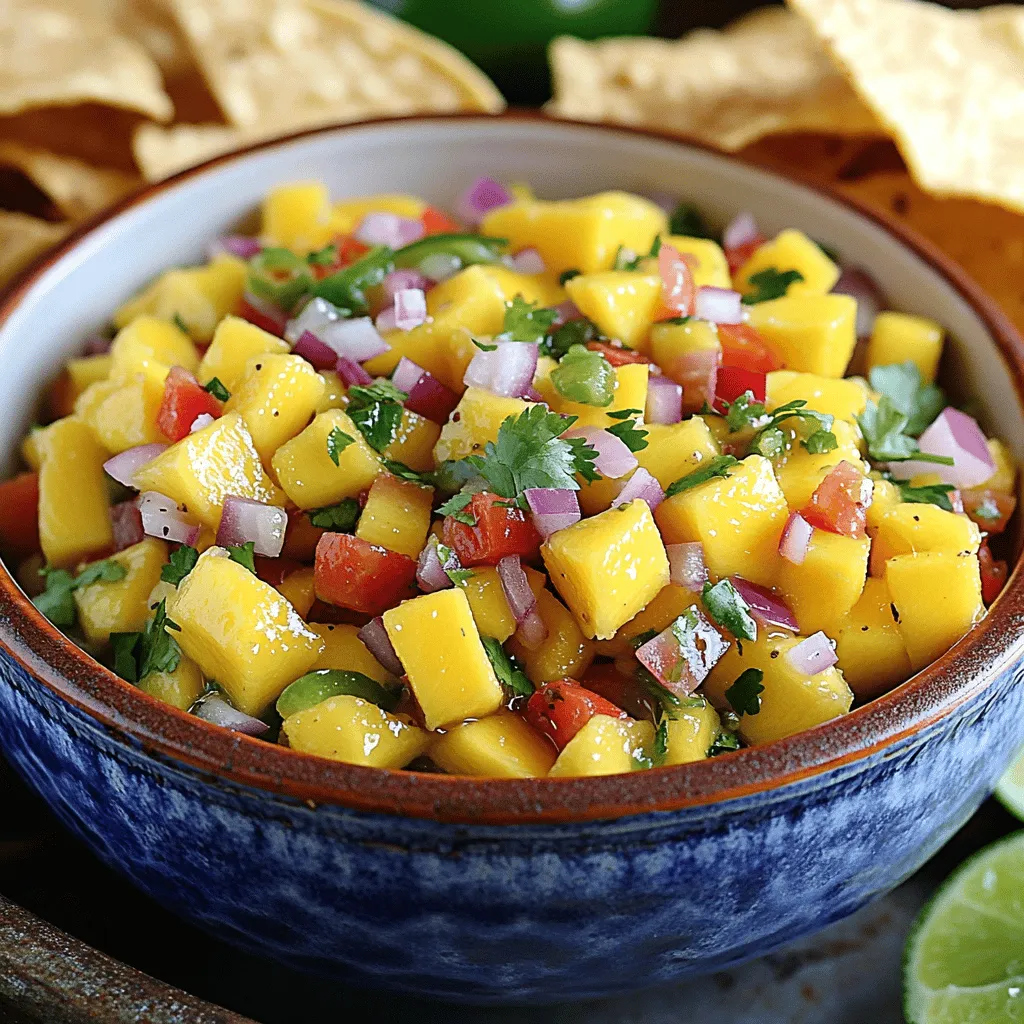 Mango Salsa lecker und einfach zubereiten