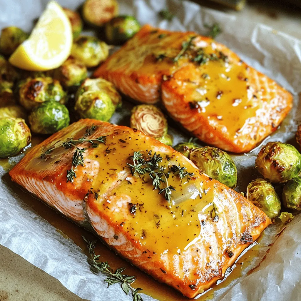 Sheet-Pan Maple Dijon Salmon Mit Rosenkohl Rezept