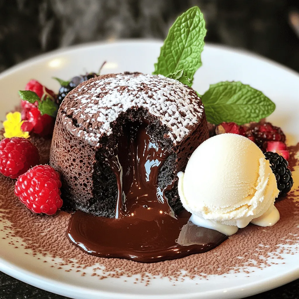 Schokoladen Lava Cake köstlich und einfach zubereiten
