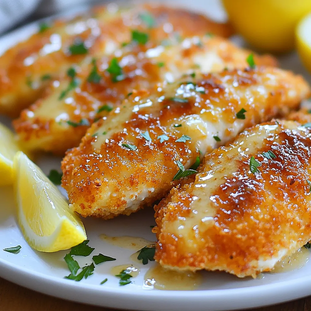 Knuspriges Parmesan Hähnchen mit Knoblauchsoße